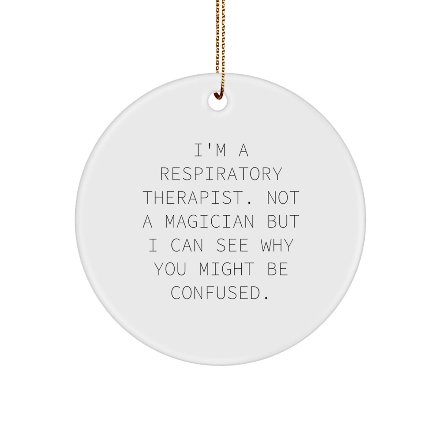 Heartfelt Respiratory Therapist Christmas Ornament for Happy Kids Gift - Image 1