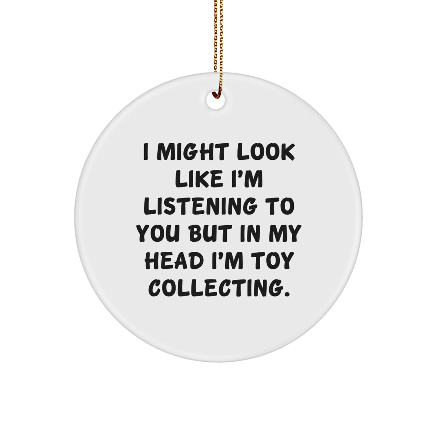 Whimsical Toy Collecting Novelty Christmas Ornament for Friends Gift - Image 1