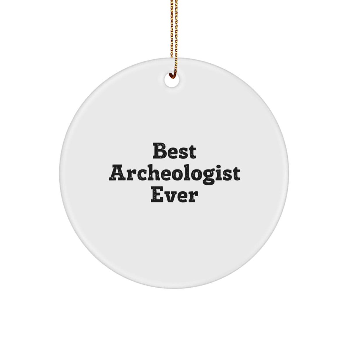 Favorite Archeologist Christmas Ornament for Kids Gift - Image 1
