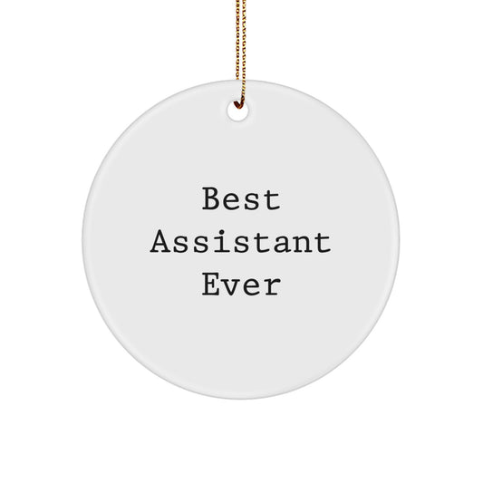 Assistant Christmas Ornament Gift for Friends Best Assistant Ever - Image 1