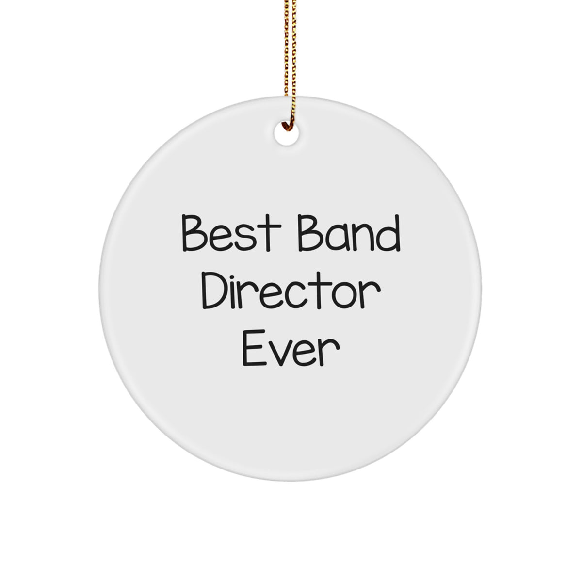 Band Director Christmas Ornament Gift for Family Best Band Director Ever - Image 1