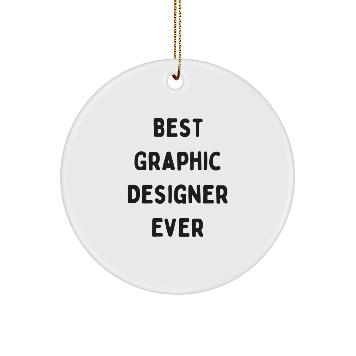 Graphic Designer Keepsake Christmas Ornament for Him Surprise Gift - Image 1