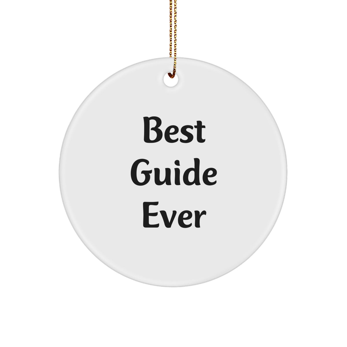 Christmas Unique Gift for Her Guide Ornament Present Best Guide Ever - Image 1