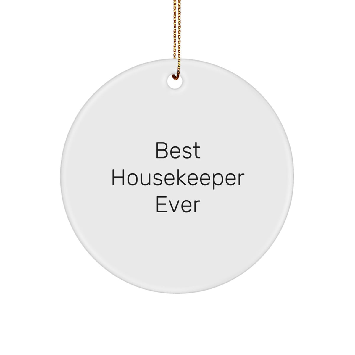 Family Housekeeper Circle Christmas Ornament Best Housekeeper Ever Gift - Image 1