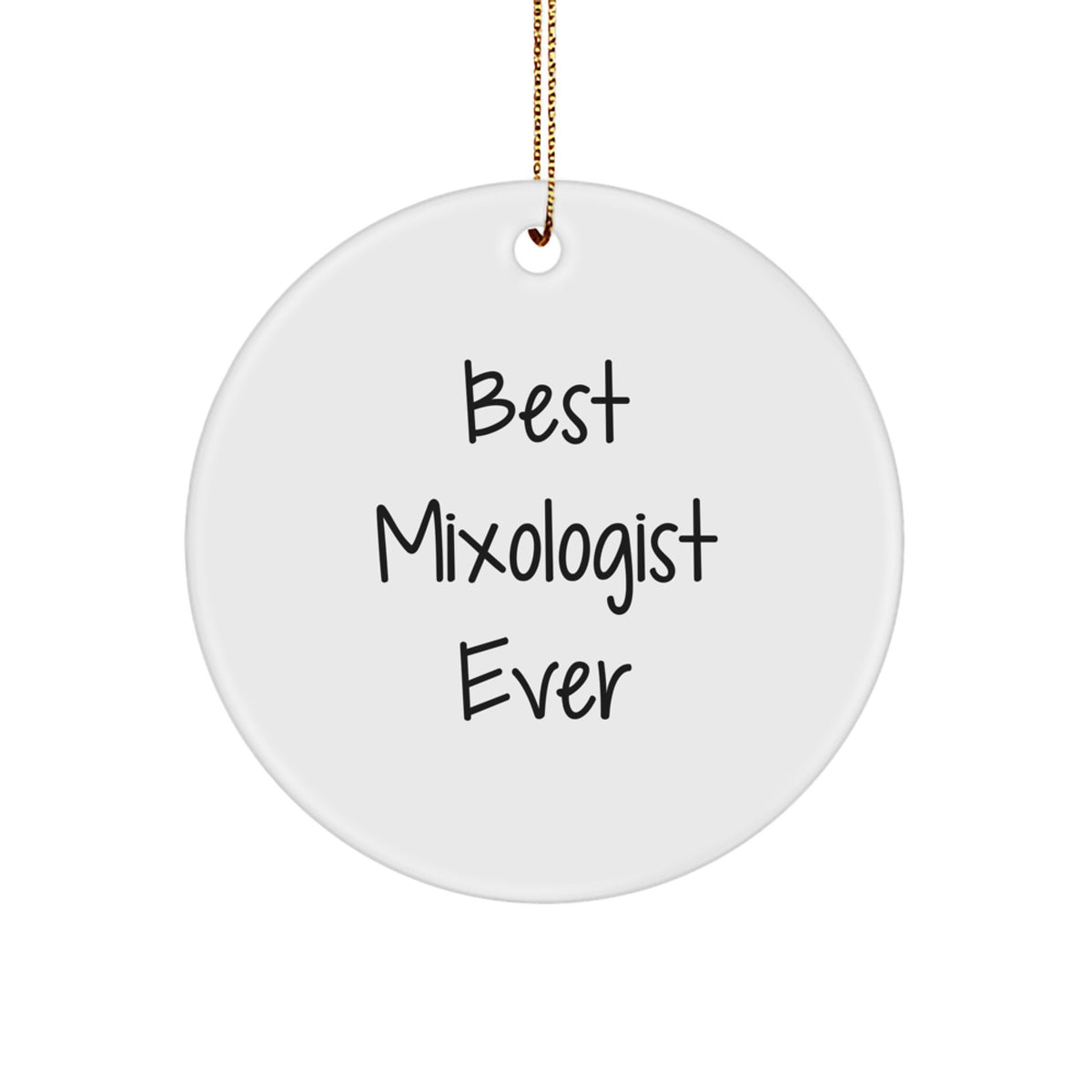 Sassy Mixologist Novelty Christmas Ornament for Friends Gift - Image 1