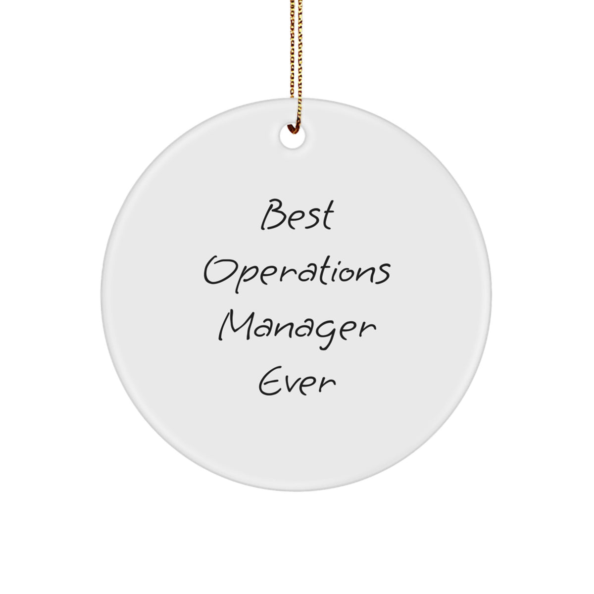 Operations Manager Treasure Christmas Ornament for Family Gift - Image 1