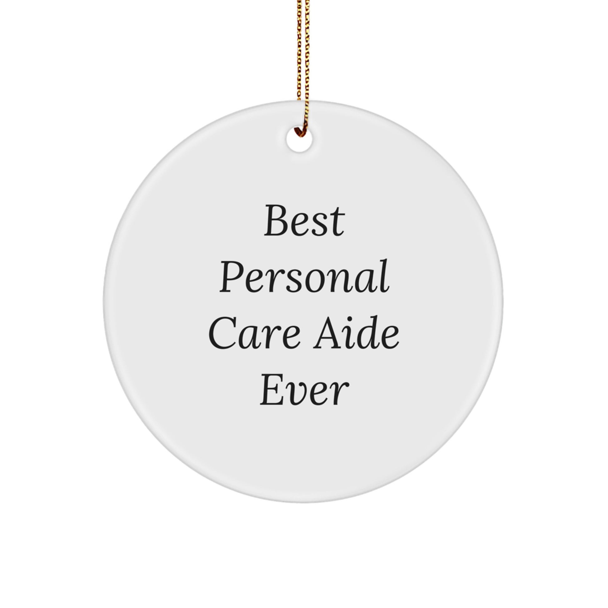 Favorite Kids Christmas Ornament Gift – Best Personal Care Aide Ever - Image 1