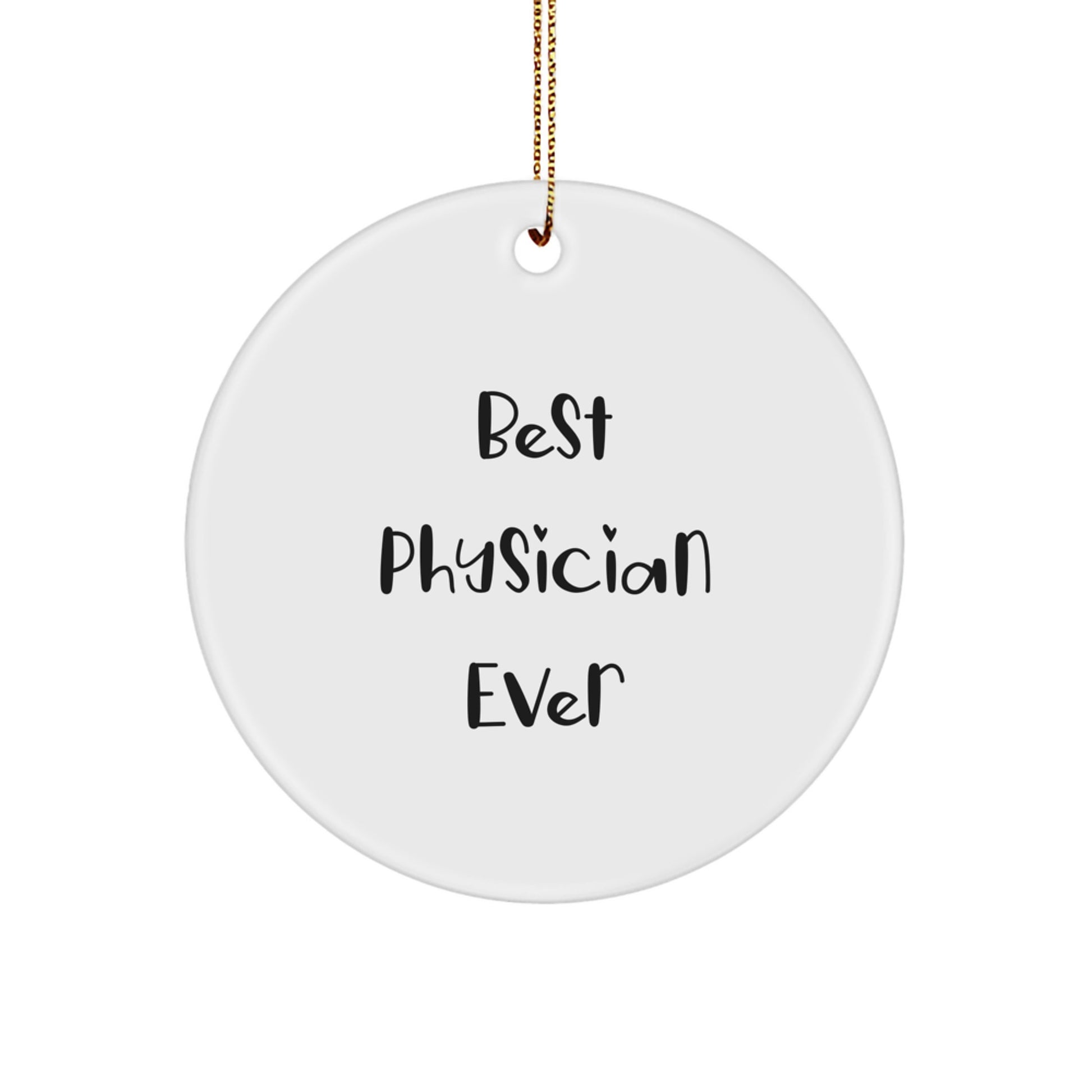 Physician Circle Ornament for Coworkers Idea Christmas Holiday Gift - Image 1