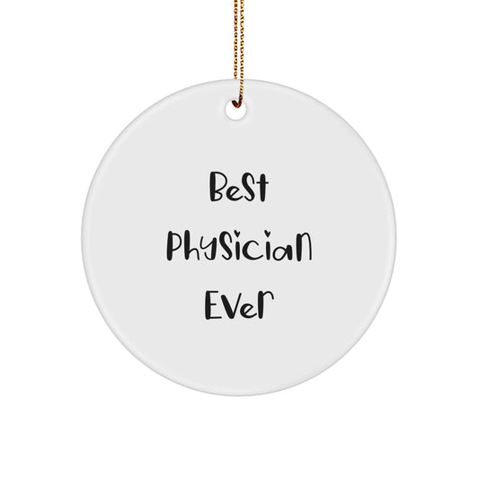 Physician Circle Ornament for Coworkers Idea Christmas Holiday Gift - Image 1