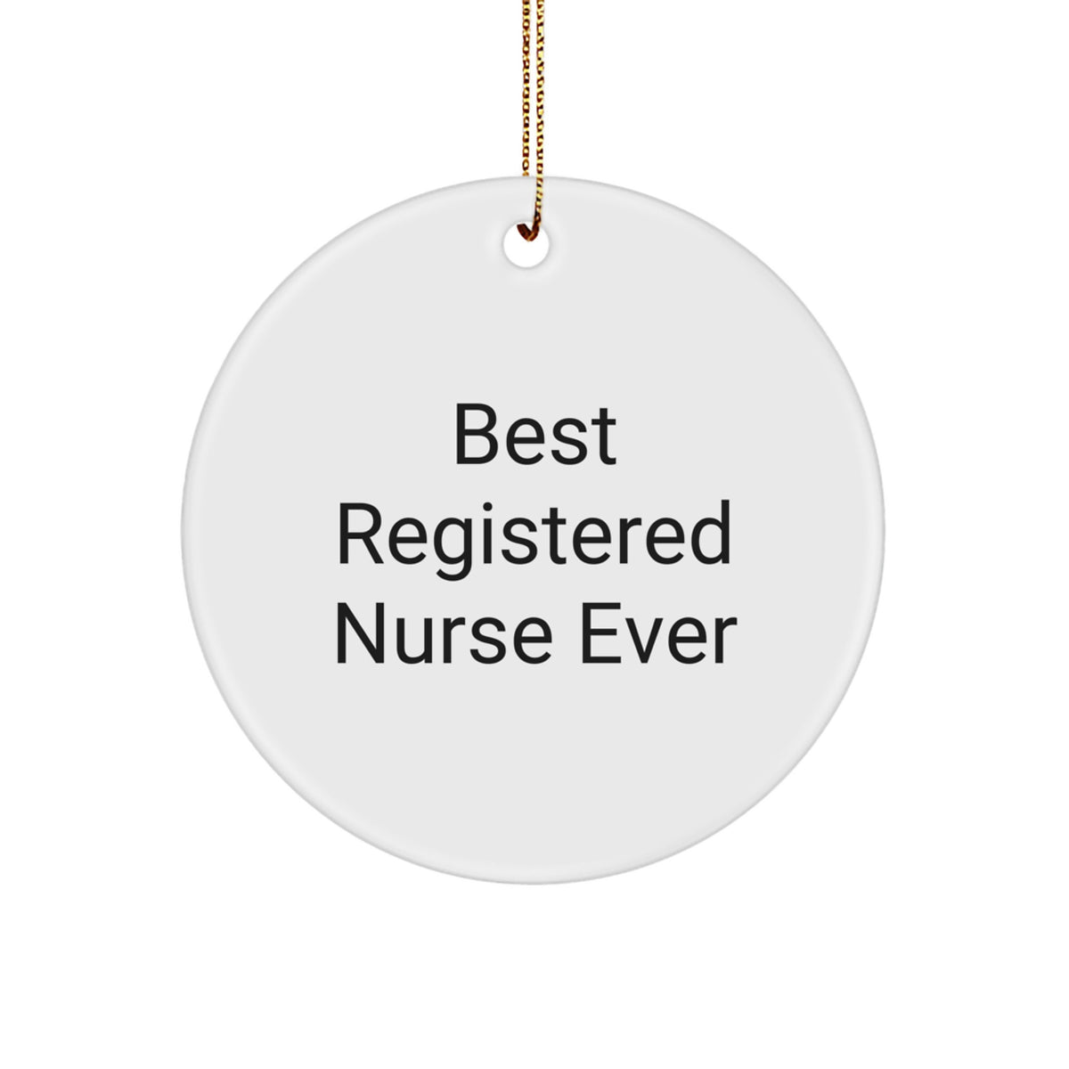 Registered Nurse Keepsake Christmas Ornament for Him Surprise Gift - Image 1