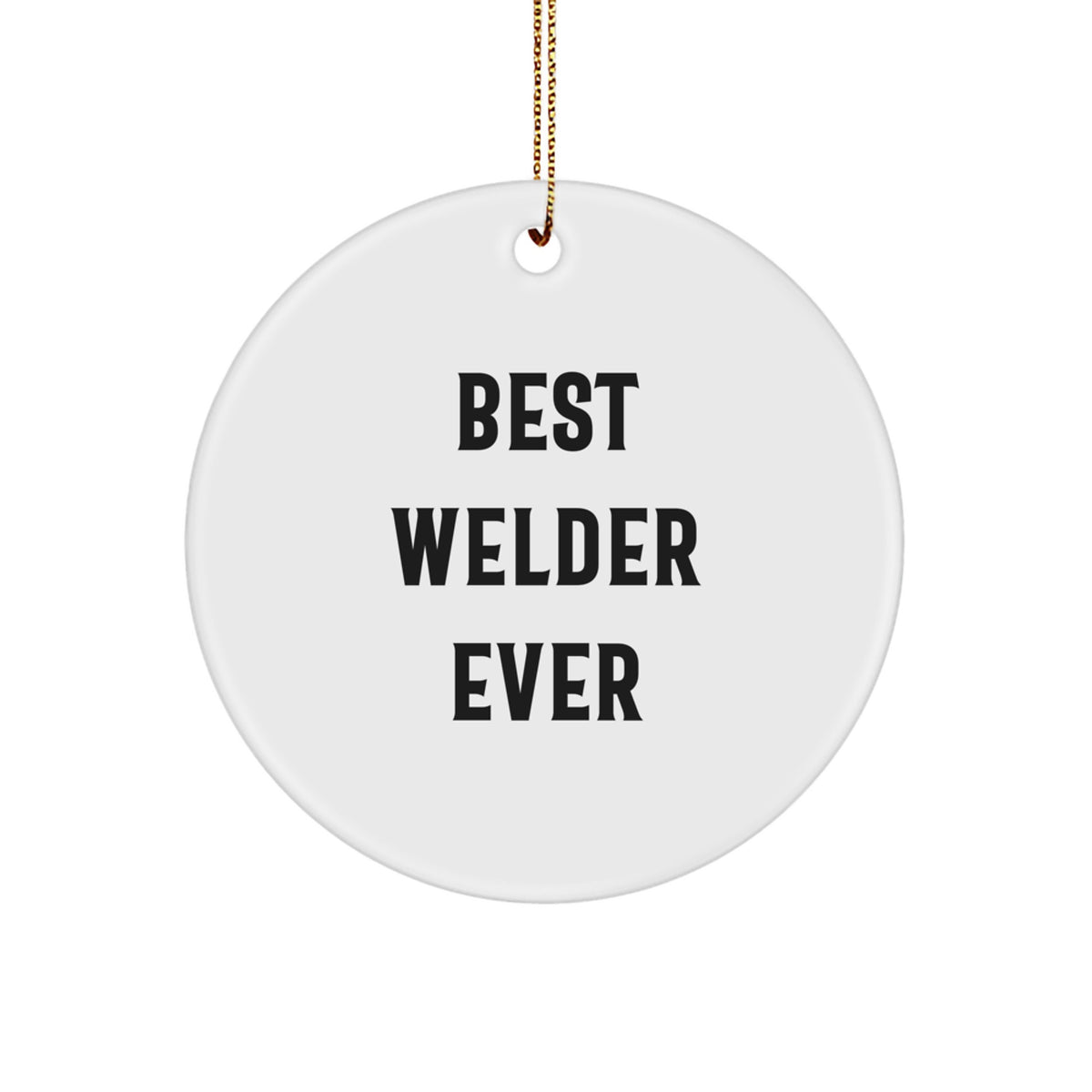 Welder Treasure Christmas Ornament for Family Gift - Image 1