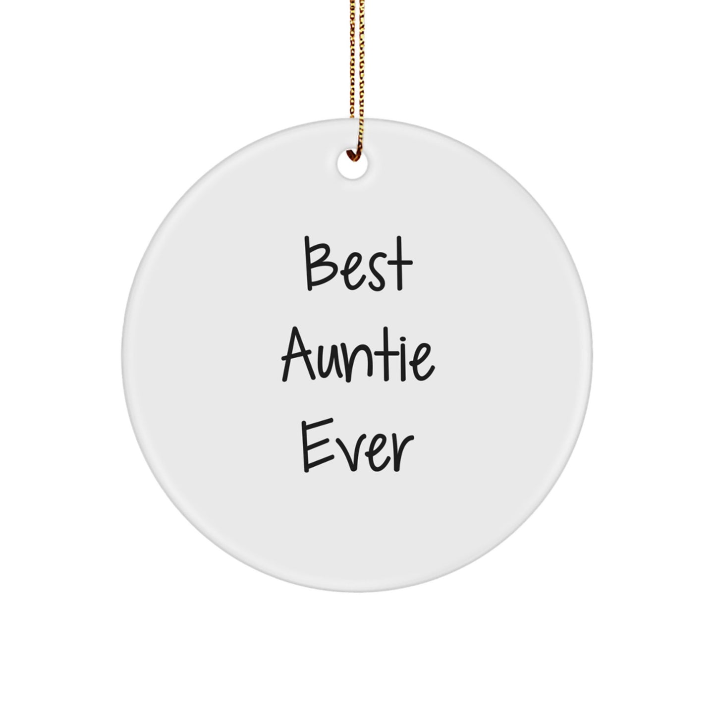 Auntie Keepsake Christmas Ornament for Him Gift - Image 1