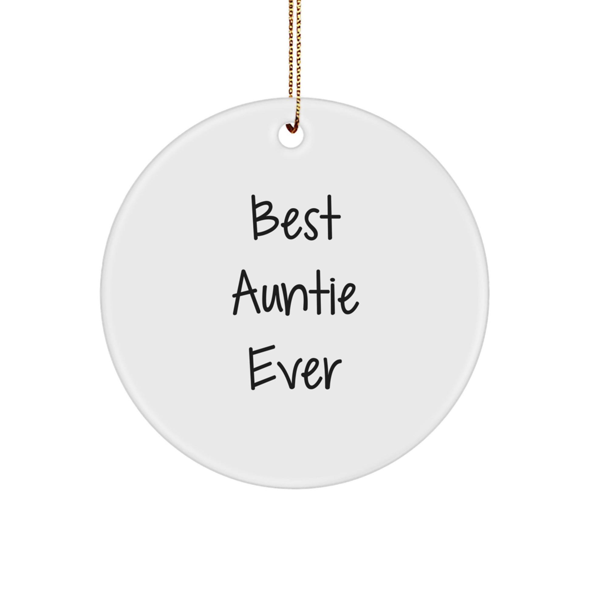 Auntie Keepsake Christmas Ornament for Him Gift - Image 1