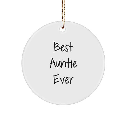 Auntie Keepsake Christmas Ornament for Him Gift - Image 1