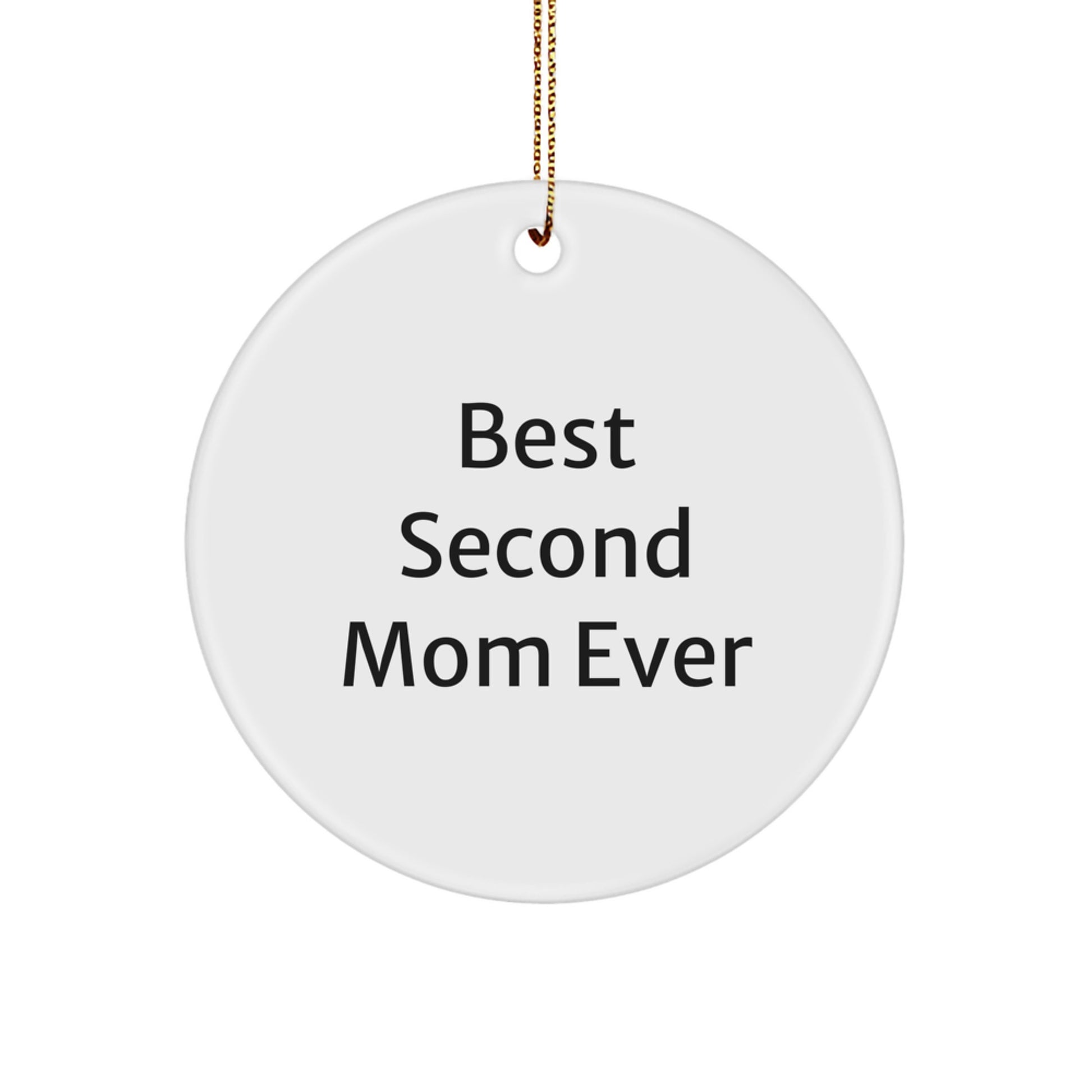 Second Mom Keepsake Christmas Ornament for Her Gift - Image 1