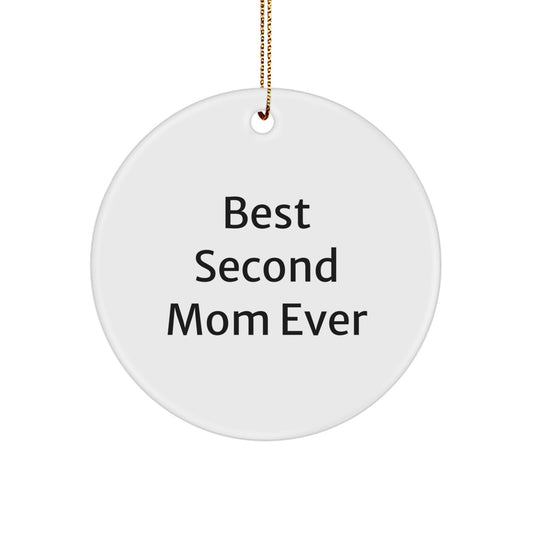 Second Mom Keepsake Christmas Ornament for Her Gift - Image 1