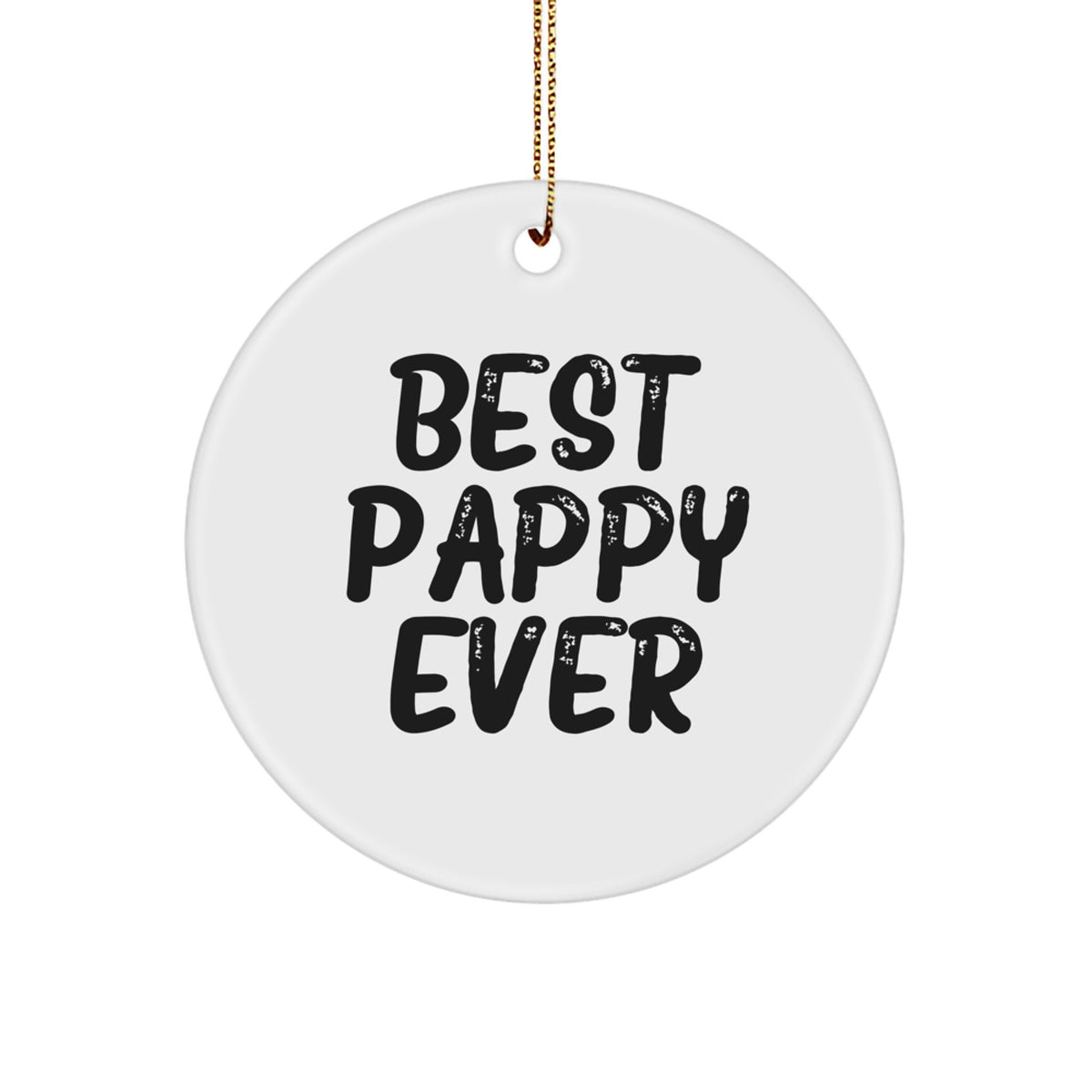 Pappy Keepsake Christmas Ornament for Him Gift - Best Pappy Ever - Image 1