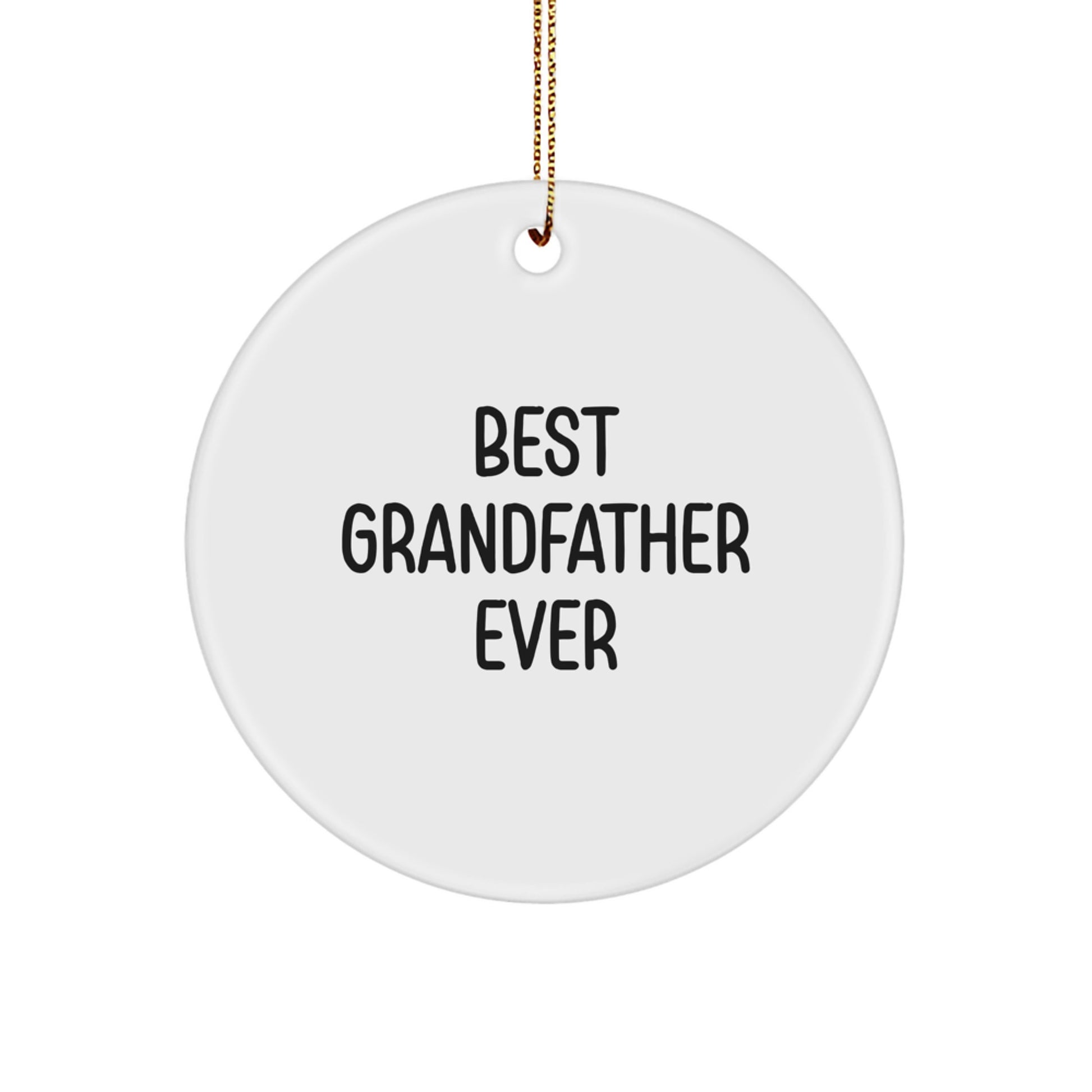 Christmas Gift Ornament Surprise for an Uncle Best Grandfather Ever - Image 1