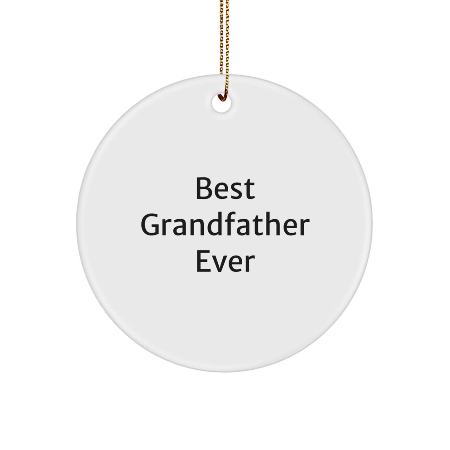 Grandfather Keepsake Christmas Ornament for Him Gift - Image 1