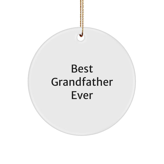 Grandfather Keepsake Christmas Ornament for Him Gift - Image 1