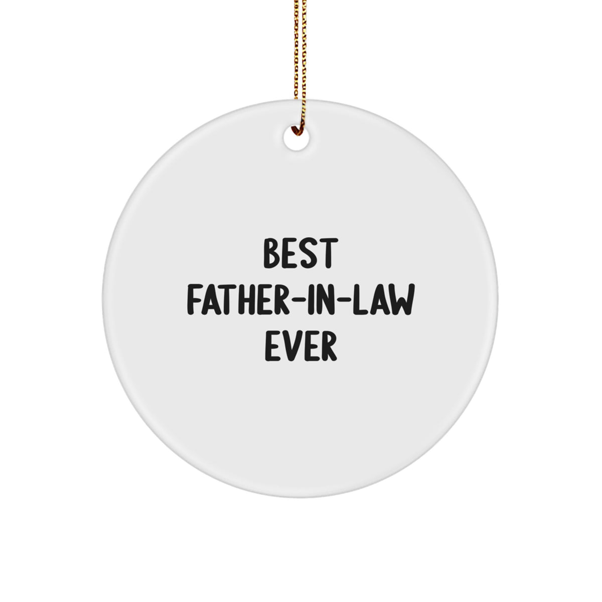 Christmas Ornament Favorite Father-in-law Gift - Best Father-in-law Ever - Image 1