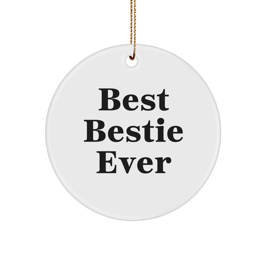 Christmas Gift for Her Bestie Keepsake Ornament Present - Image 1