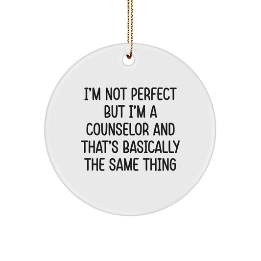 Counselor Keepsake Christmas Ornament for Him Gift - Image 1