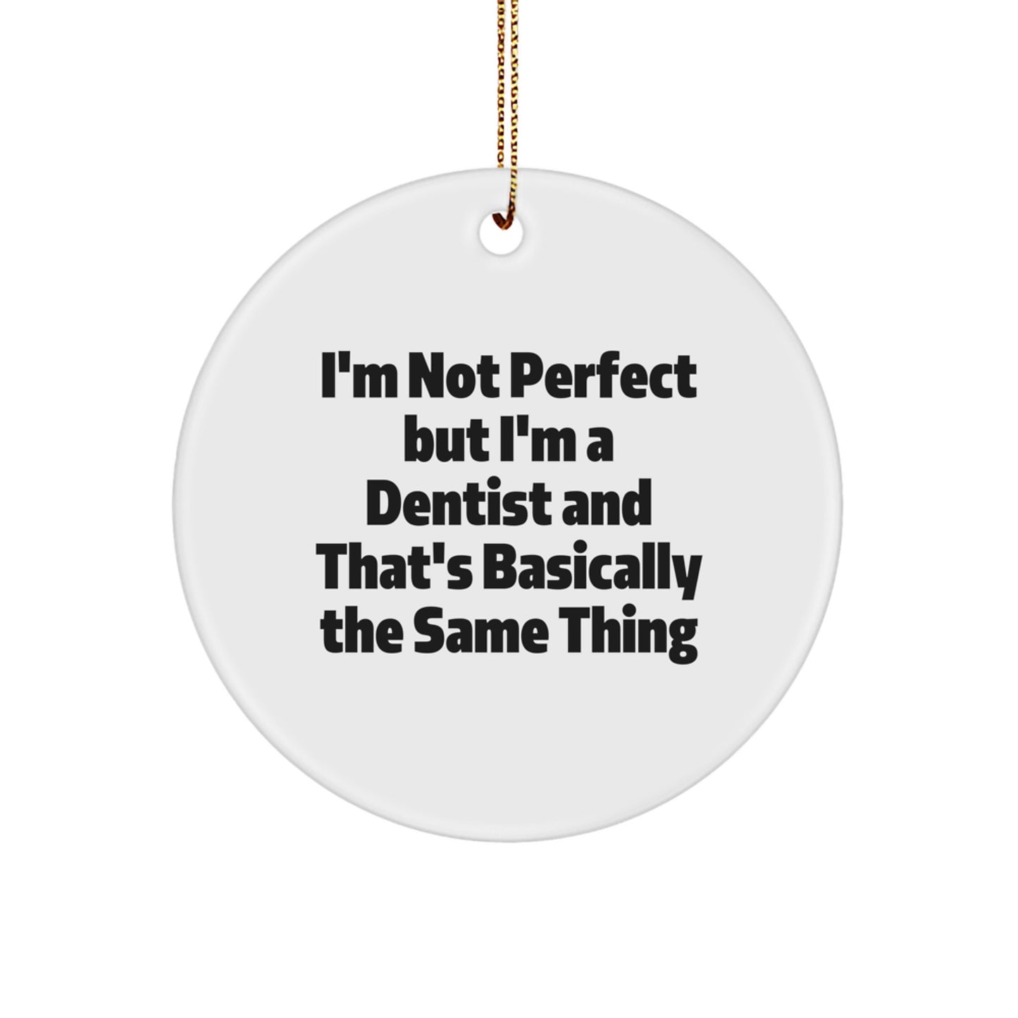 Christmas Gift Dentist Ornament for Her Present - Image 1
