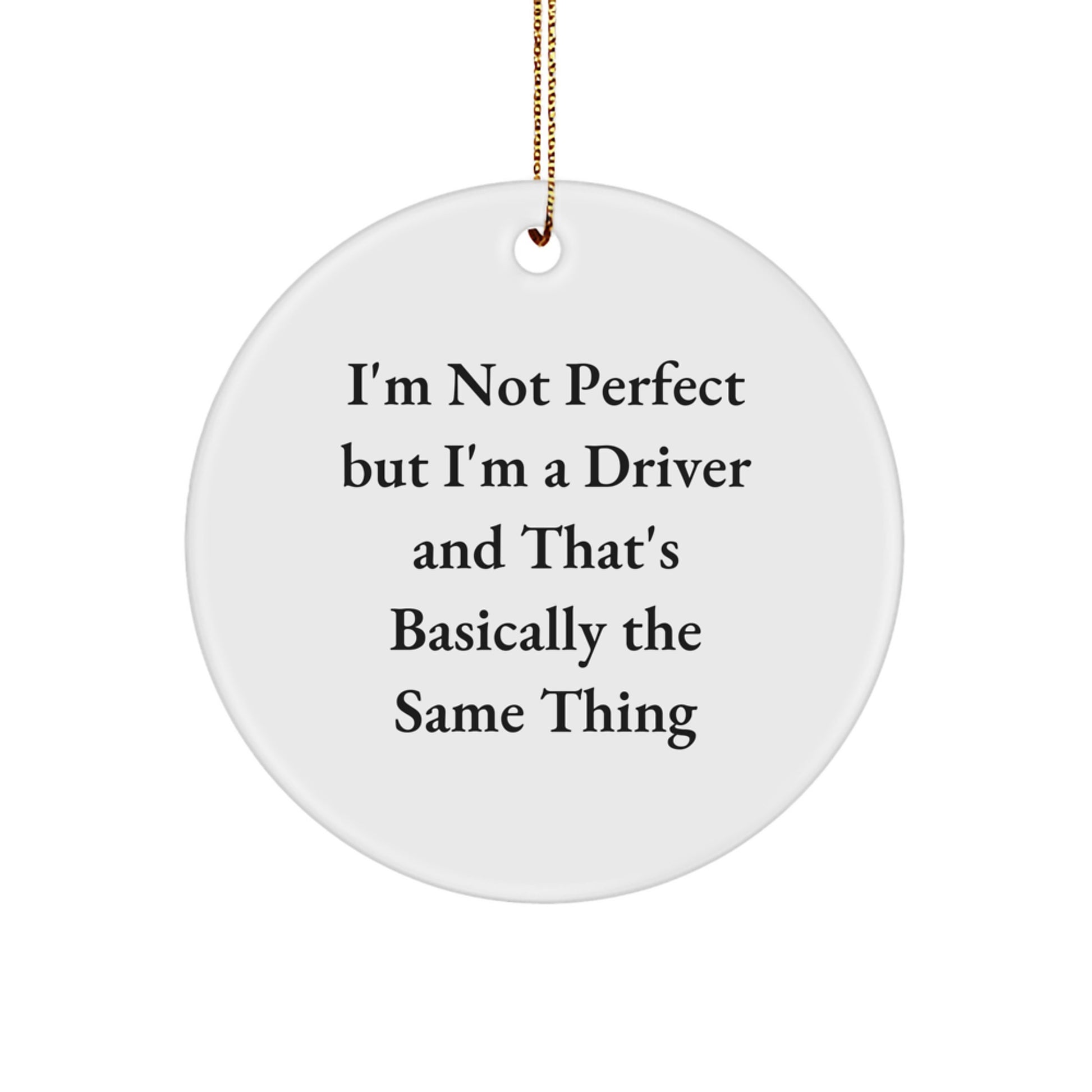 Christmas Gift for Her Driver Ornament Present - Image 1