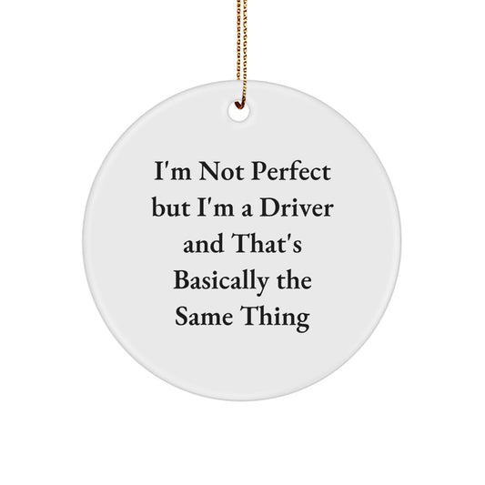 Christmas Gift for Her Driver Ornament Present - Image 1