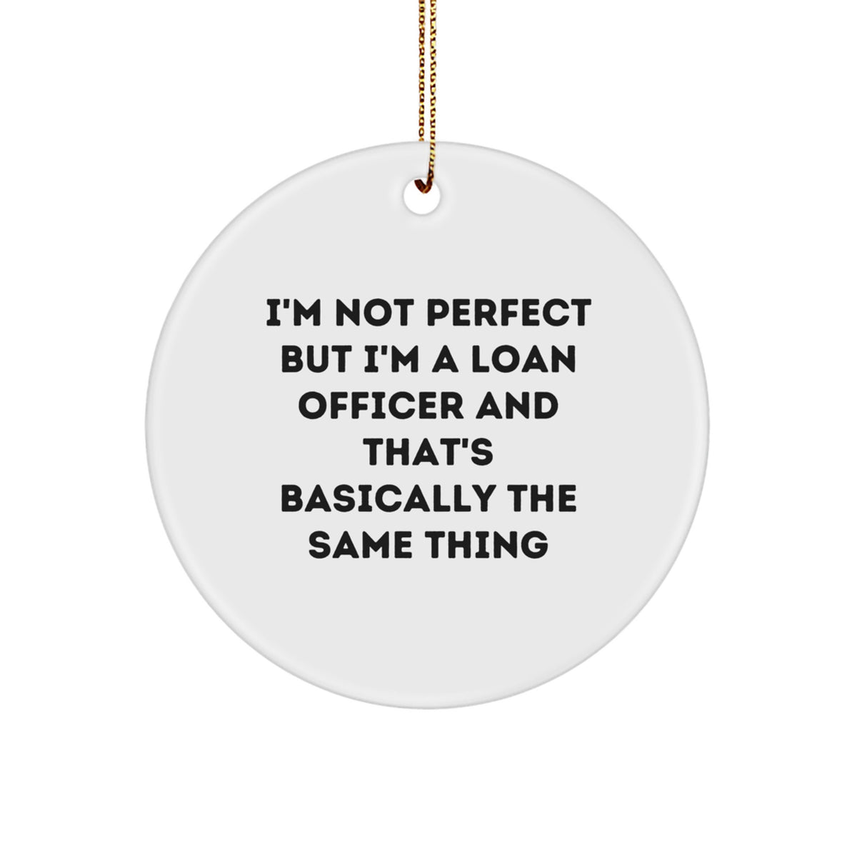 Loan Officer Collectible Bright Christmas Ornament for Neighbors Gift - Image 1