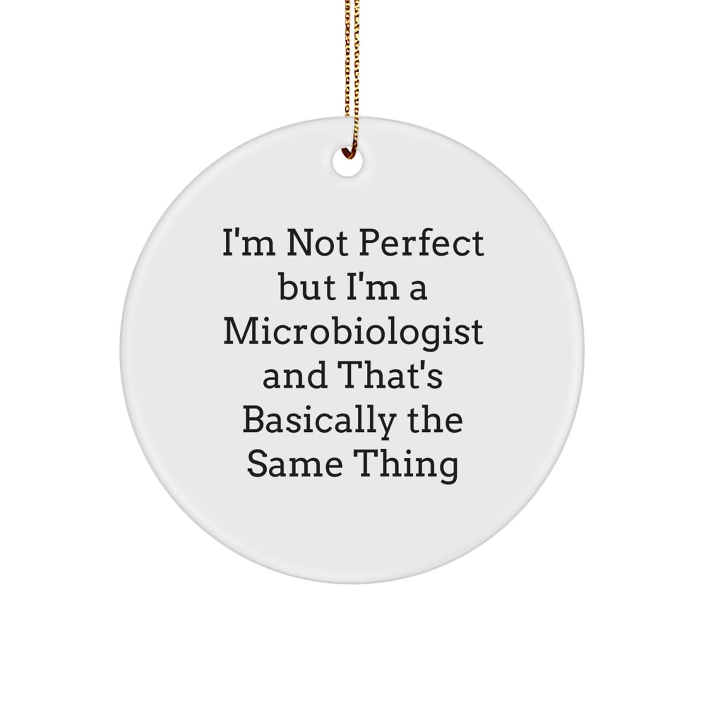 Microbiologist Treasure Bright Christmas Ornament for Family Gift - Image 1