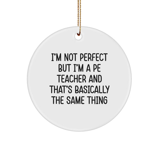 Christmas Gift for Teens PE Teacher Surprise Ornament - Image 1