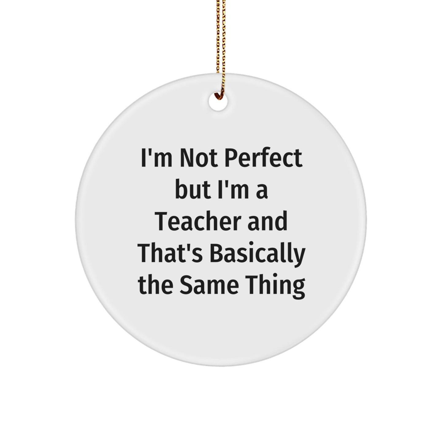 Humble Teacher Memento Ornament for Roommates Christmas Gift - Image 1