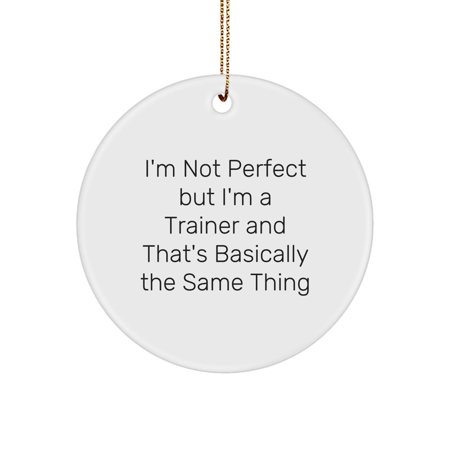 Trainer Circle Christmas Ornament Idea Gift for Coworkers - Image 1