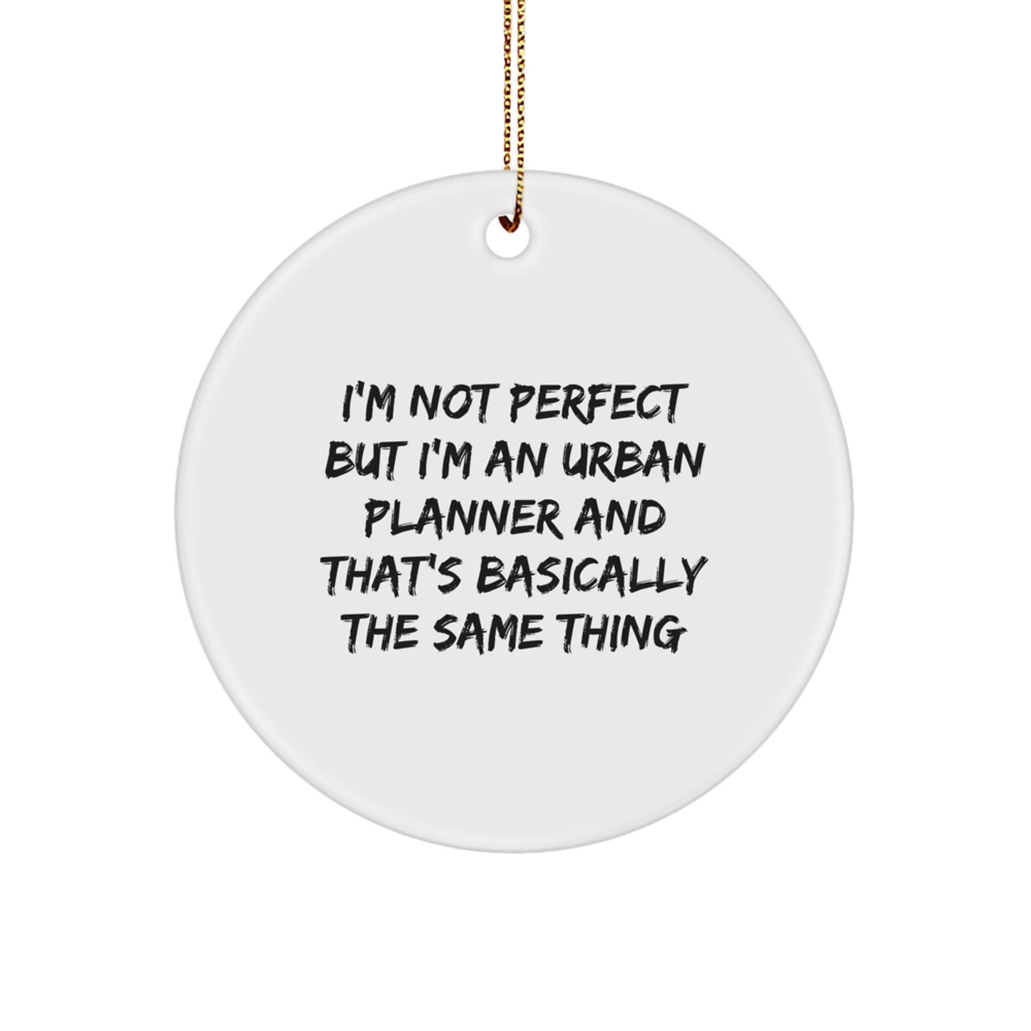 Urban Planner Keepsake Christmas Ornament for Him Gift - Image 1