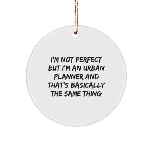 Urban Planner Keepsake Christmas Ornament for Him Gift - Image 1