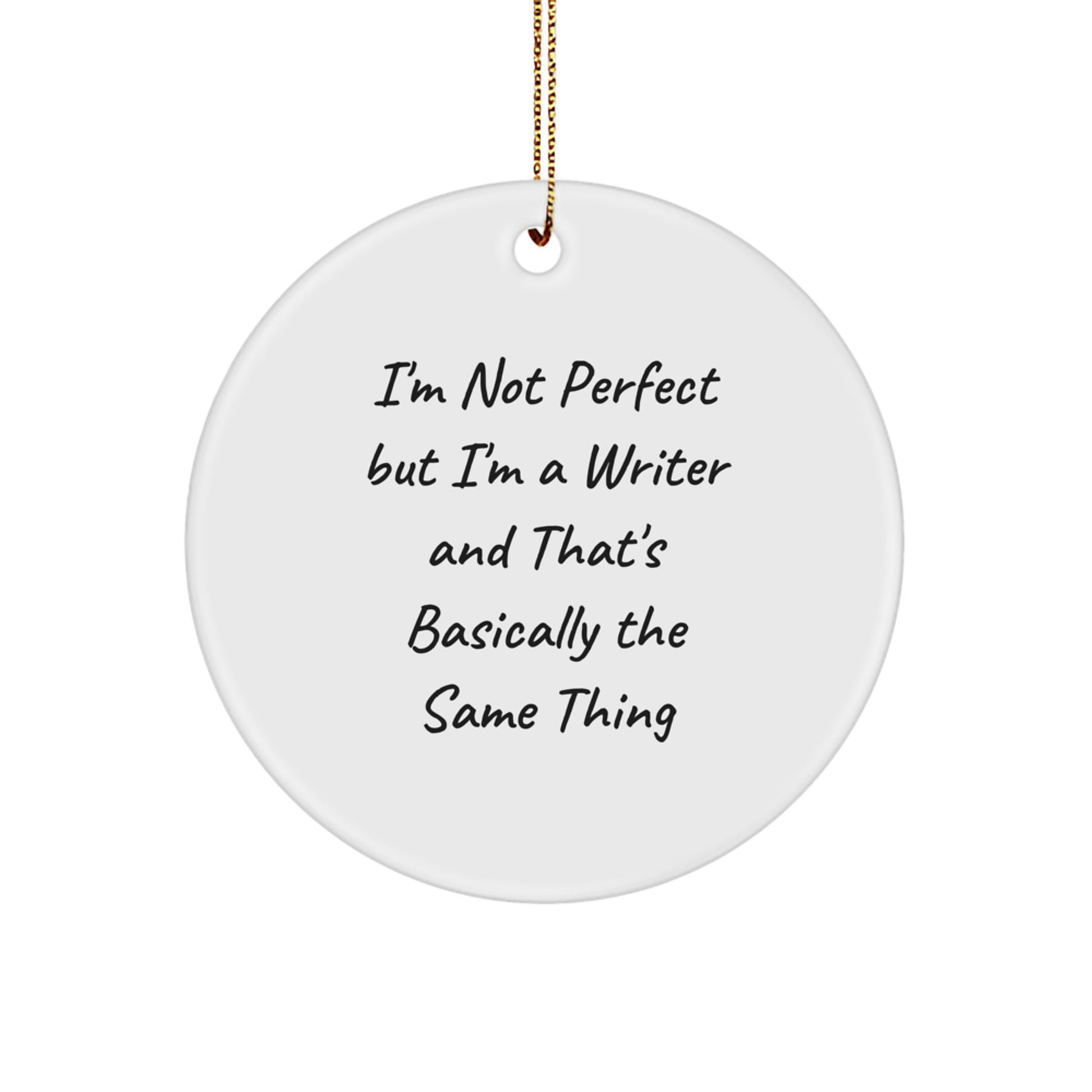 Christmas Gift Ornament for Roommates – Collectible Writer Surprise - Image 1