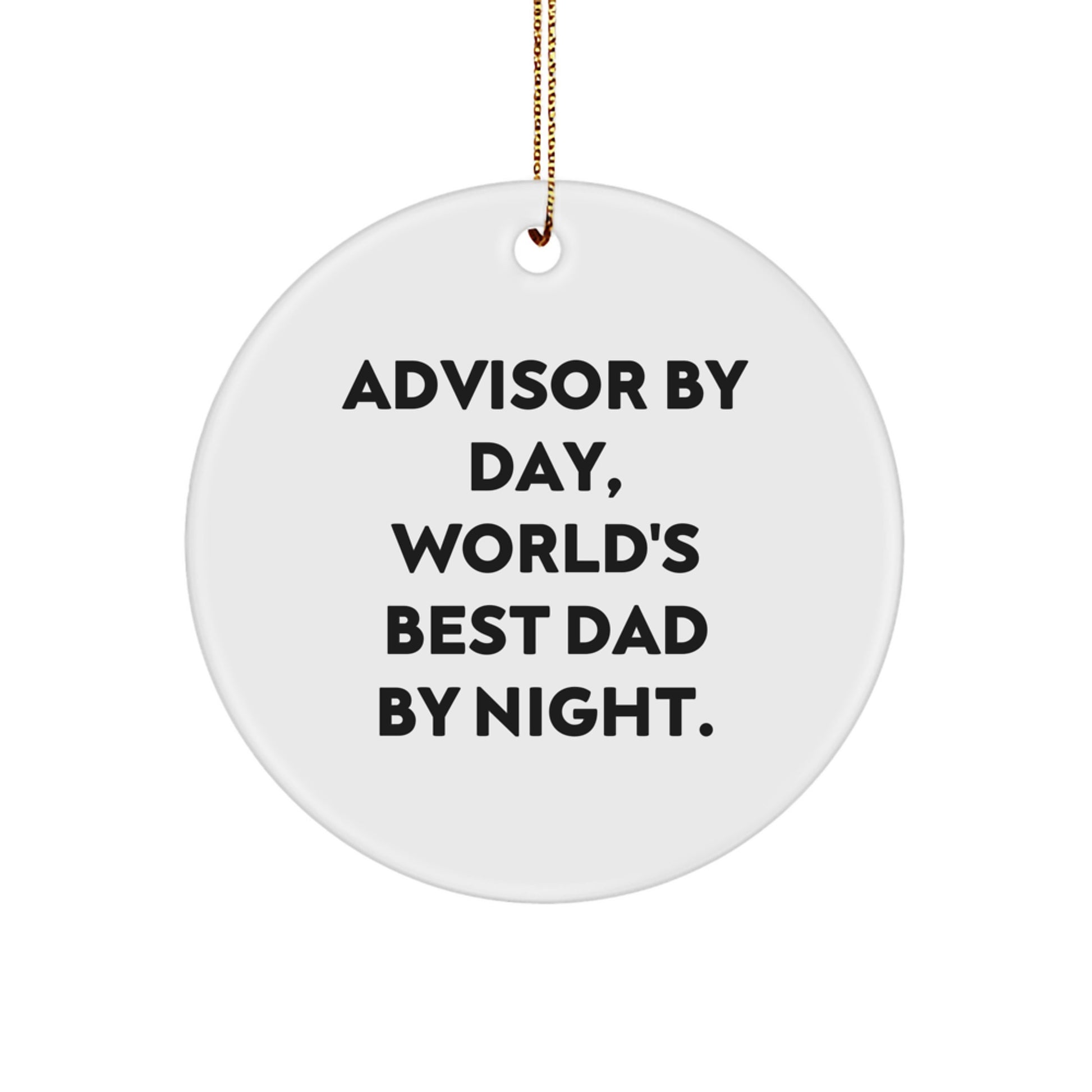 Christmas Gift for Her Advisor By Day, World's Best Dad By Night - Image 1
