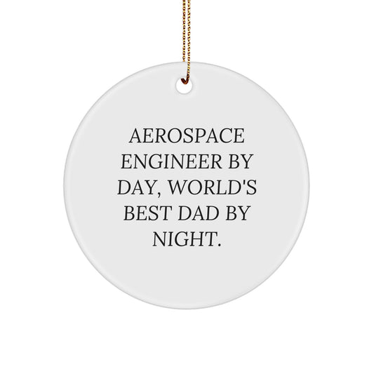 Aerospace Engineer Circle Ornament for Family Treasure Christmas Gift - Image 1