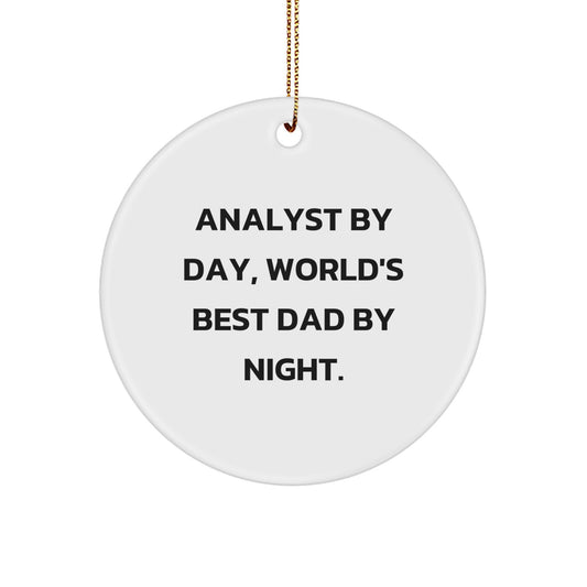Analyst Circle Ornament for Family Treasure Christmas Gift - Image 1