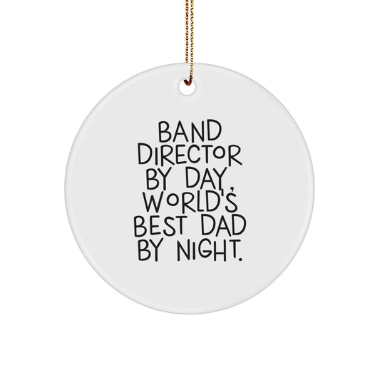 Band Director Keepsake Christmas Ornament for Him Bright Glow Gift - Image 1