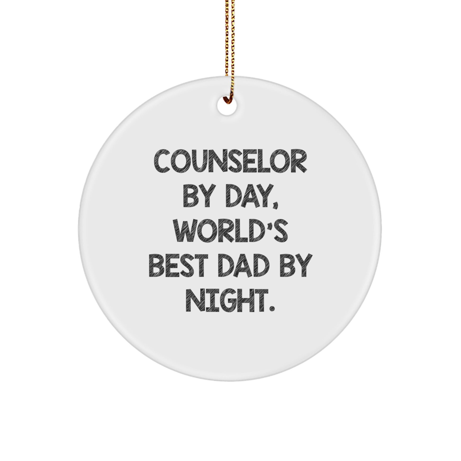 Counselor Circle Ornament Treasure for Family Bright Christmas Gift - Image 1