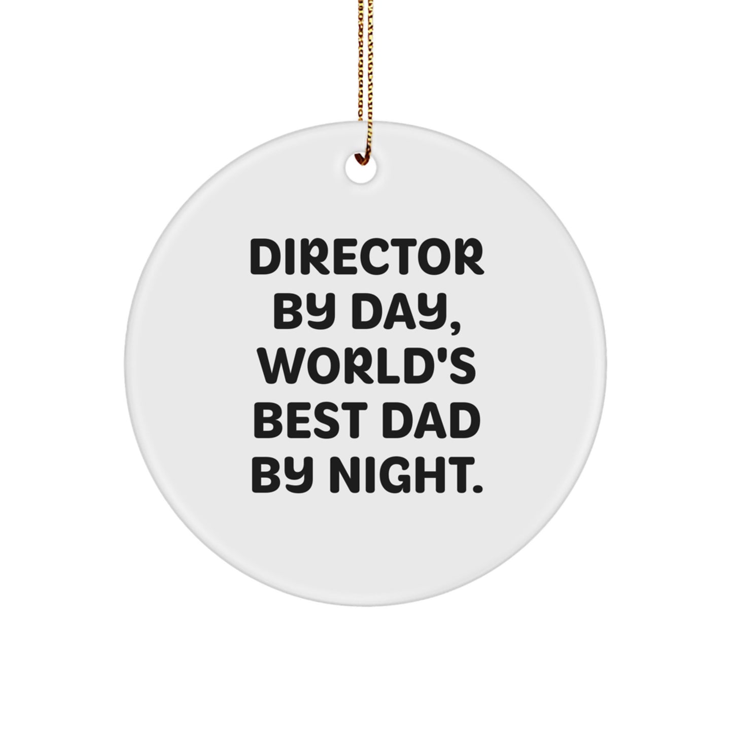 Director Circle Ornament Favorite for Kids – Gift for Christmas - Image 1