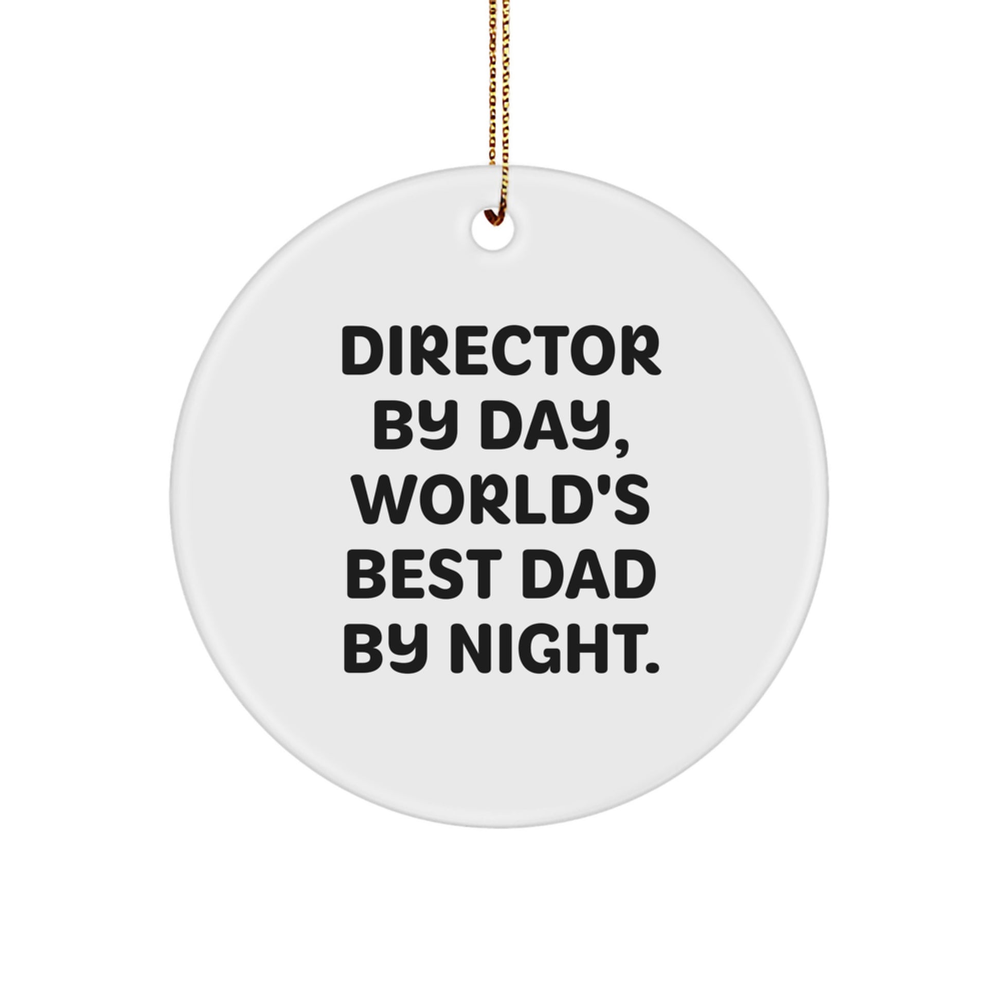 Director Circle Ornament Favorite for Kids – Gift for Christmas - Image 1