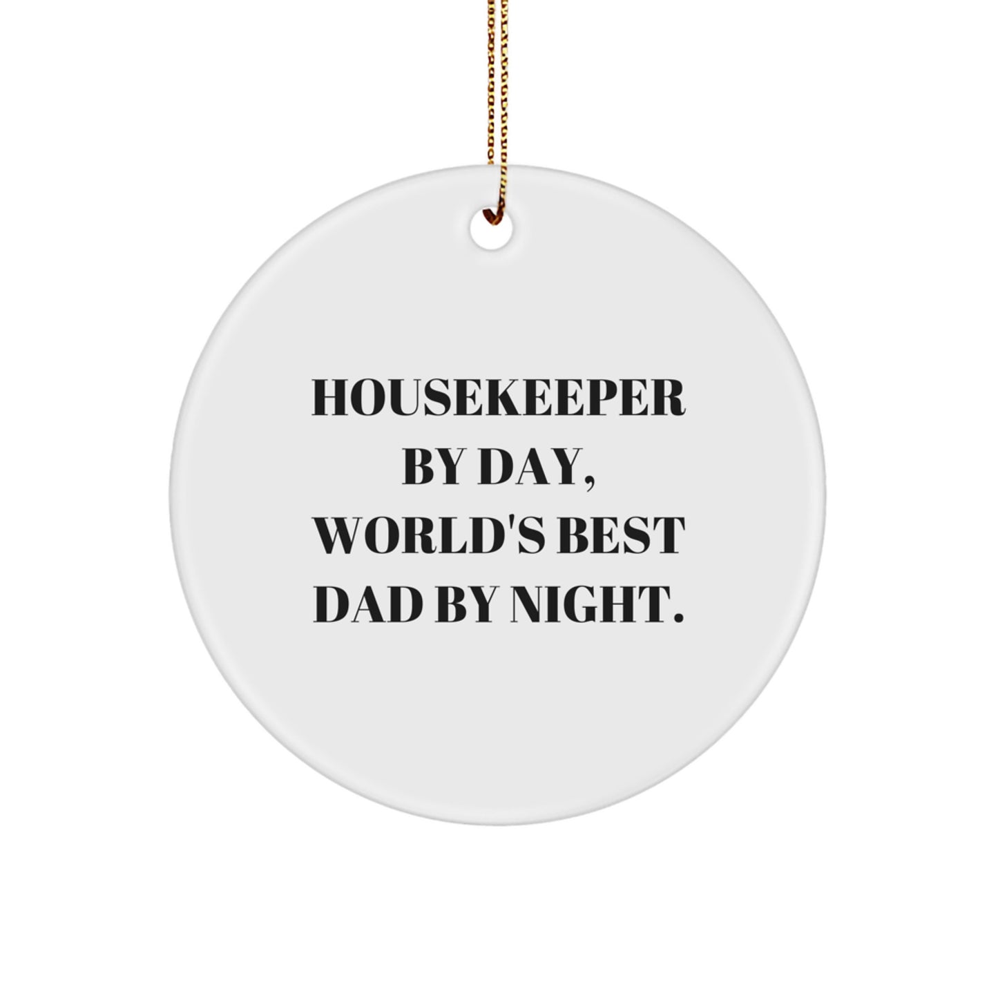 Essential Housekeeper Christmas Ornament for Neighbors Gift - Image 1