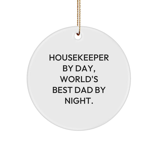 Christmas Gift for Her Present Housekeeper By Day, World's Best Dad By - Image 1