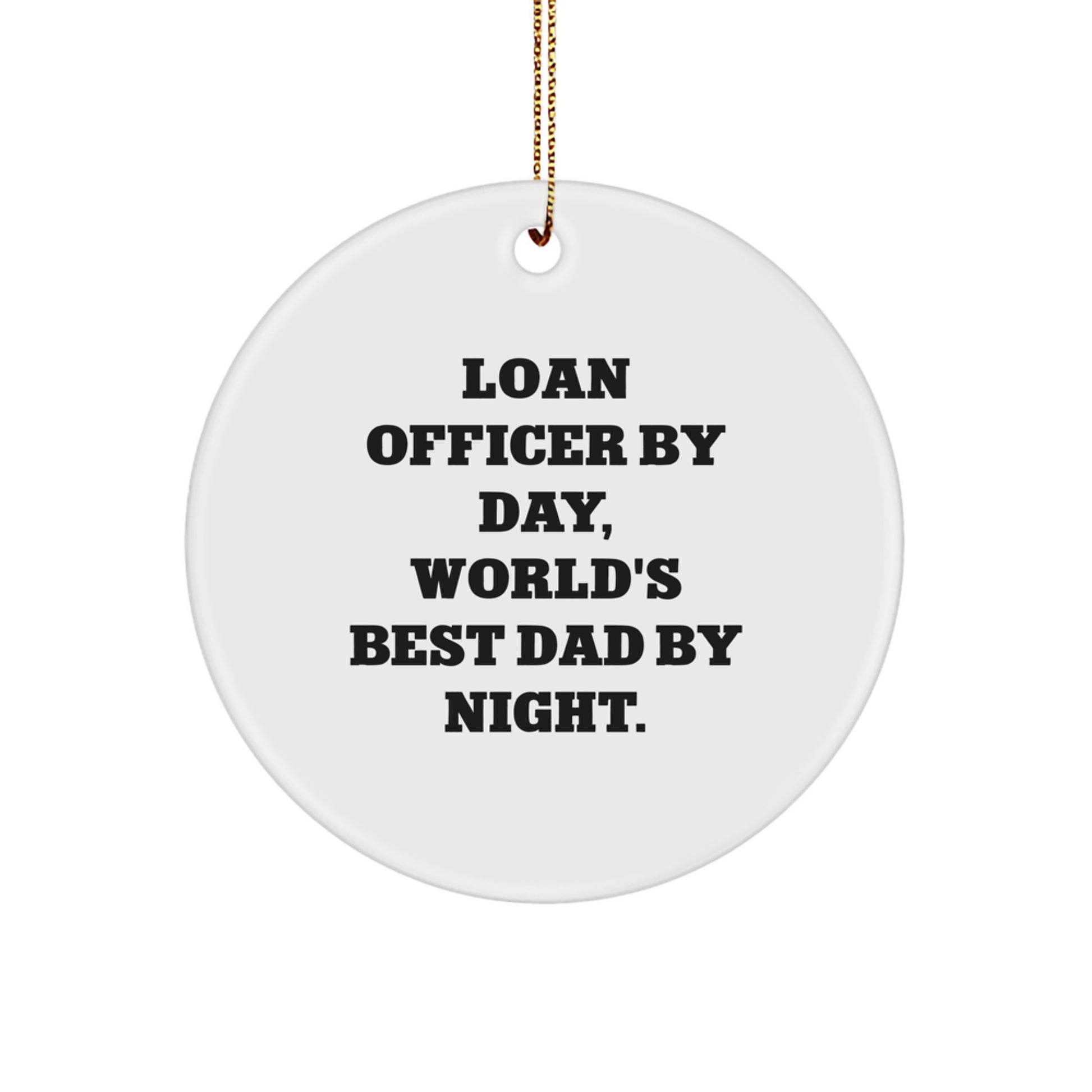Christmas Gift for Her Loan Officer Christmas Ornament Present - Image 1