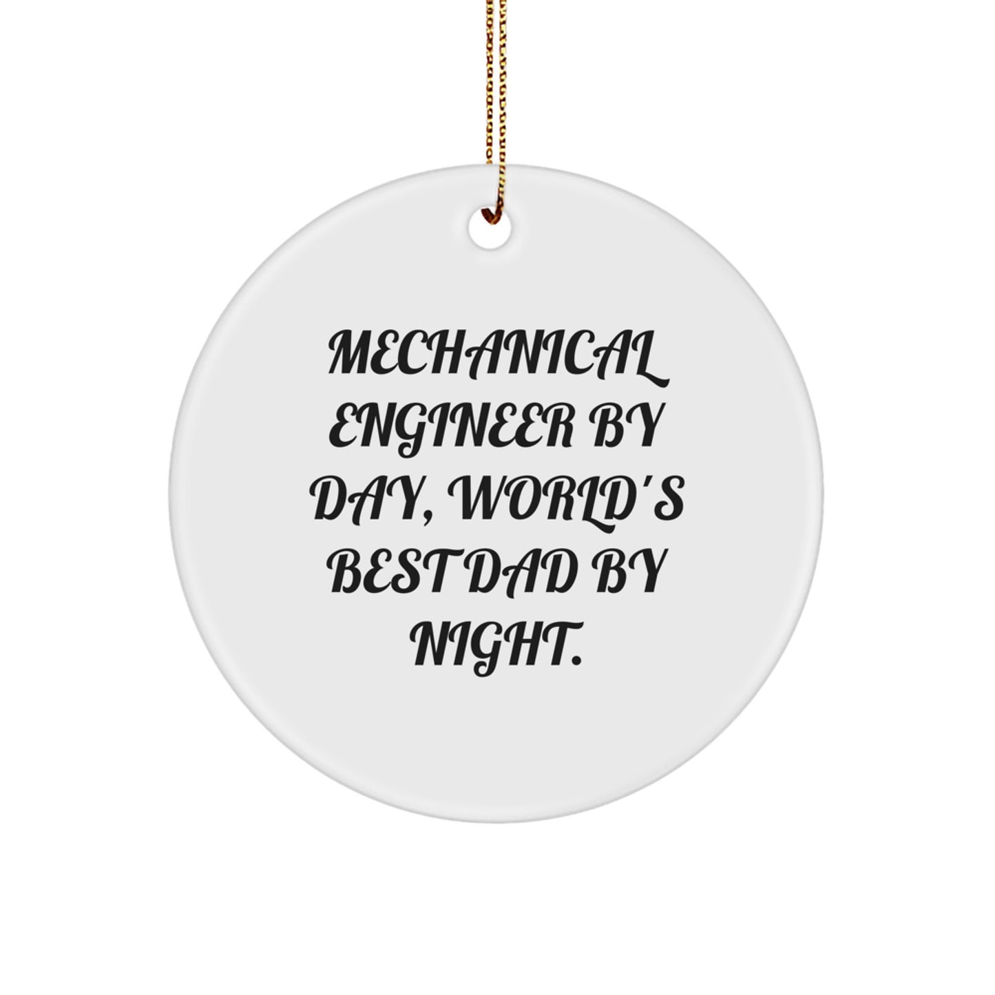 Christmas Gift Mechanical Engineer Circle Ornament for Teens Surprise - Image 1