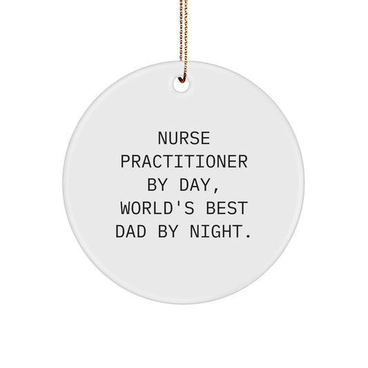 Nurse Practitioner Keepsake Holiday Christmas Ornament for Him Gift - Image 1